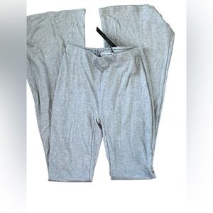 My Outfit online gray wide leg pant Large NWT